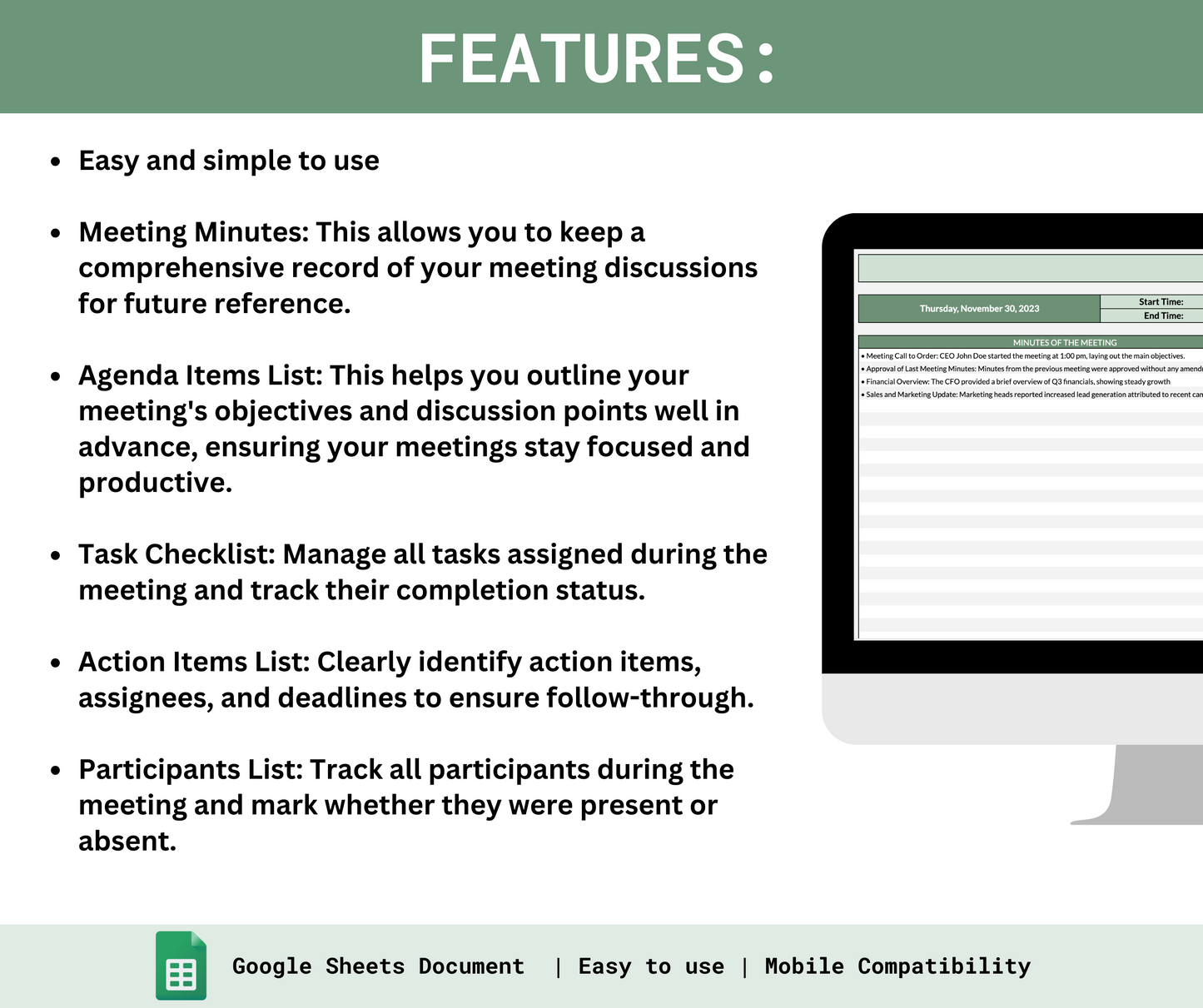 Meeting Notes Template