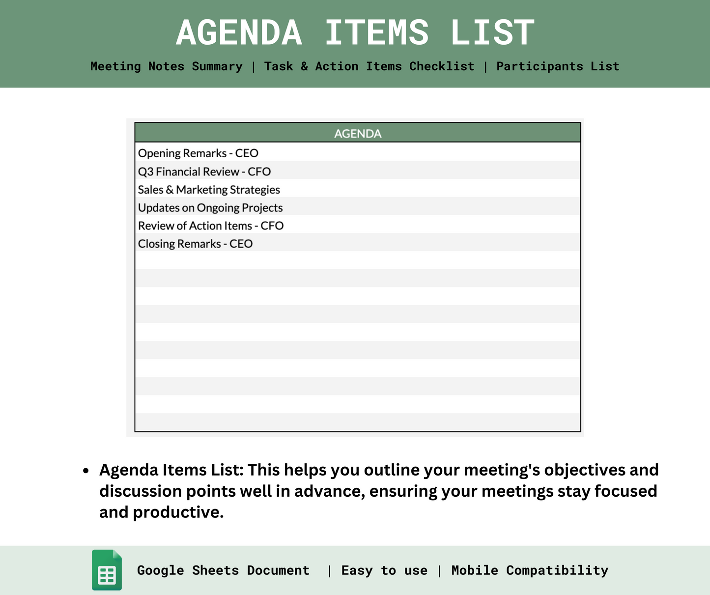 Meeting Notes Template