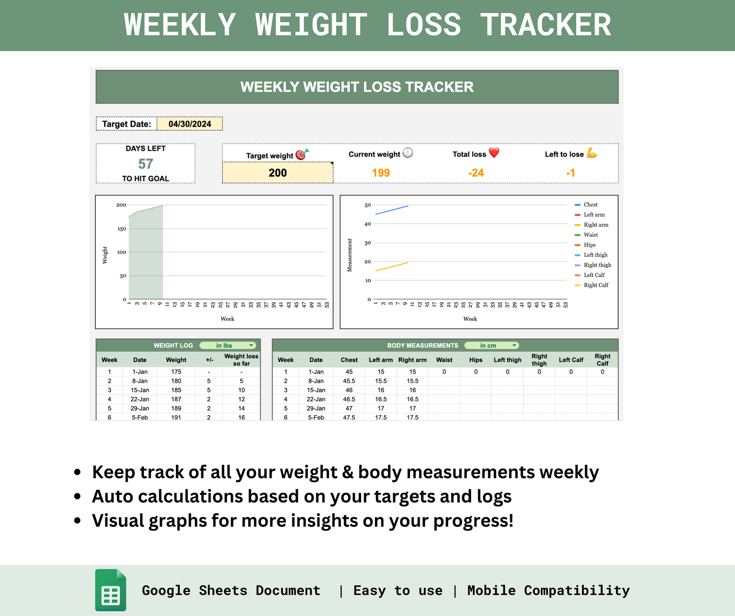 The Ultimate Weight Loss & Workout Planner