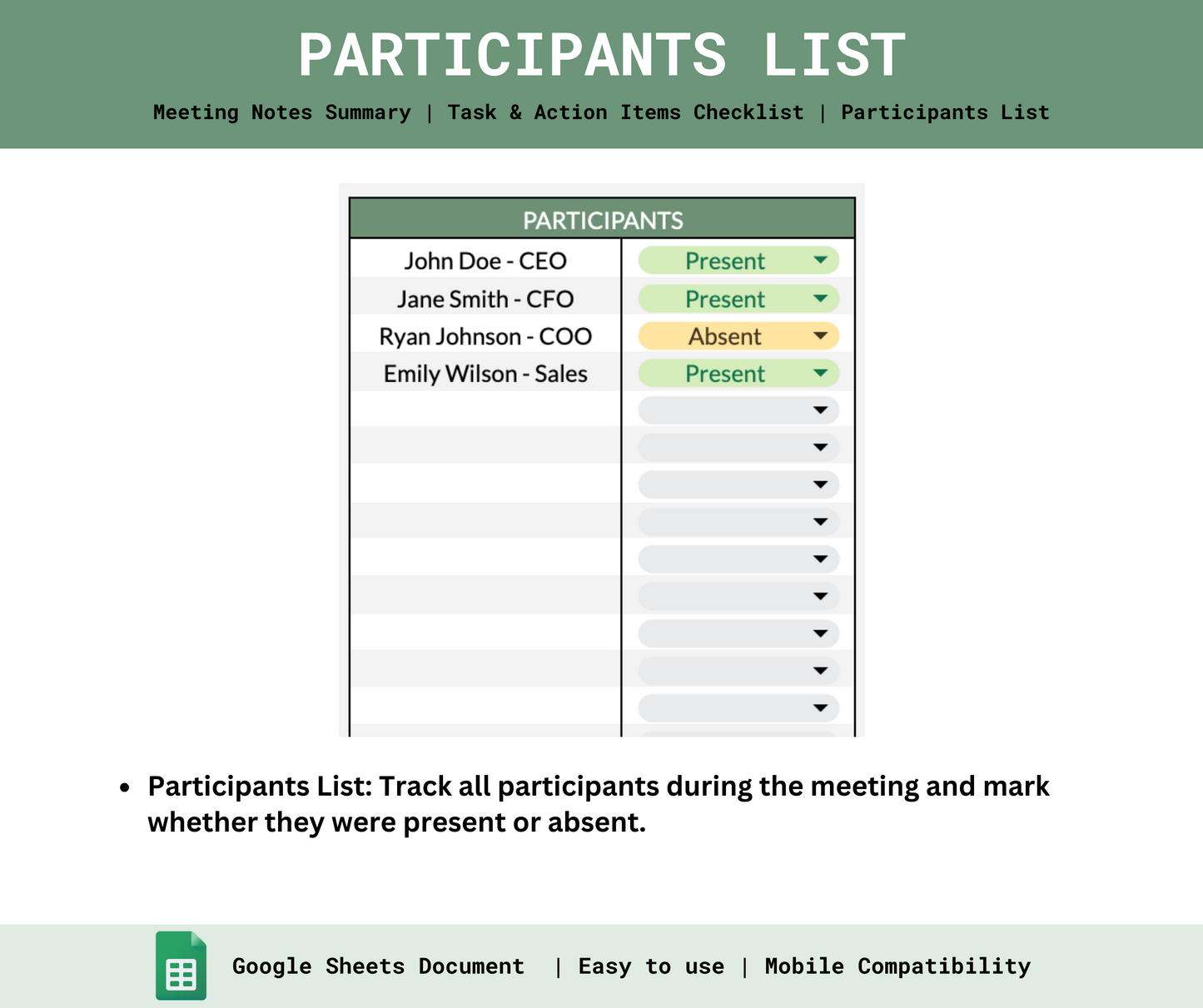 Meeting Notes Template