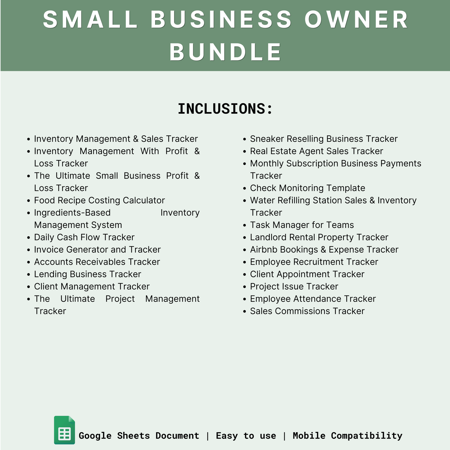 Small Business Owner Bundle