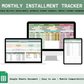 Monthly Installment Tracker