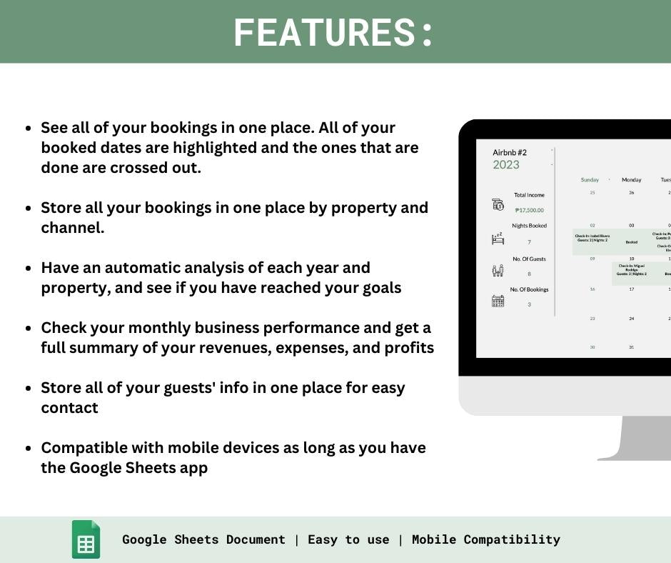 Airbnb Bookings & Expense Tracker