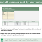 Homeowners Association Payments Tracker