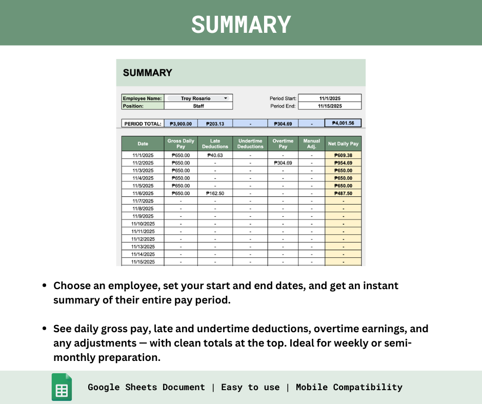 Employee Timesheet Tracker