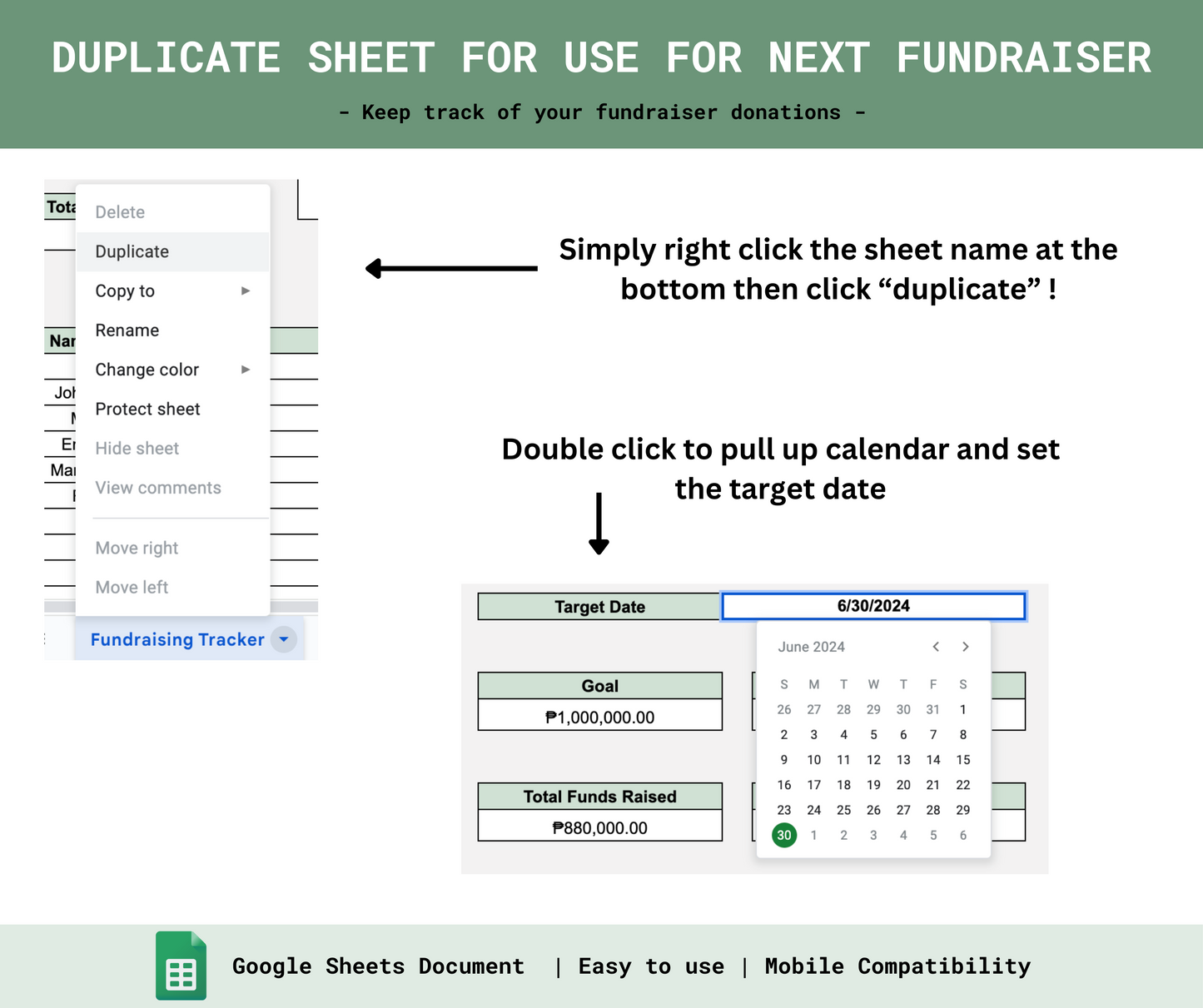 Event Fundraising Tracker