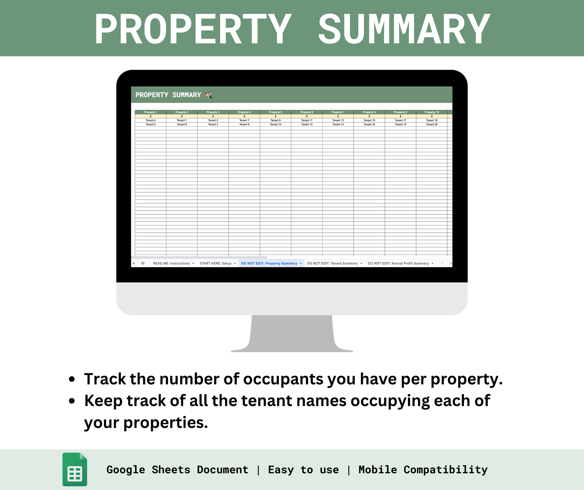Landlord Rental Property Tracker – Spreadsheets PH