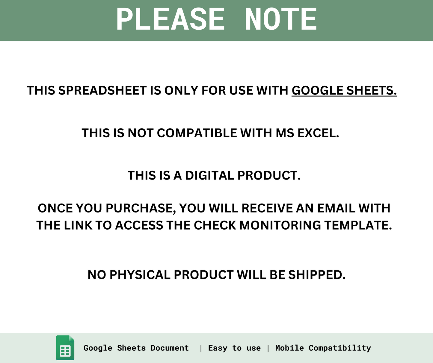 Check Monitoring Template