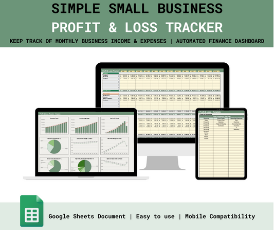 Small Business Profit & Loss Tracker
