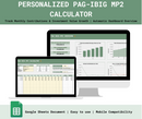 Personalized Pag-IBIG MP2 Calculator – Spreadsheets PH